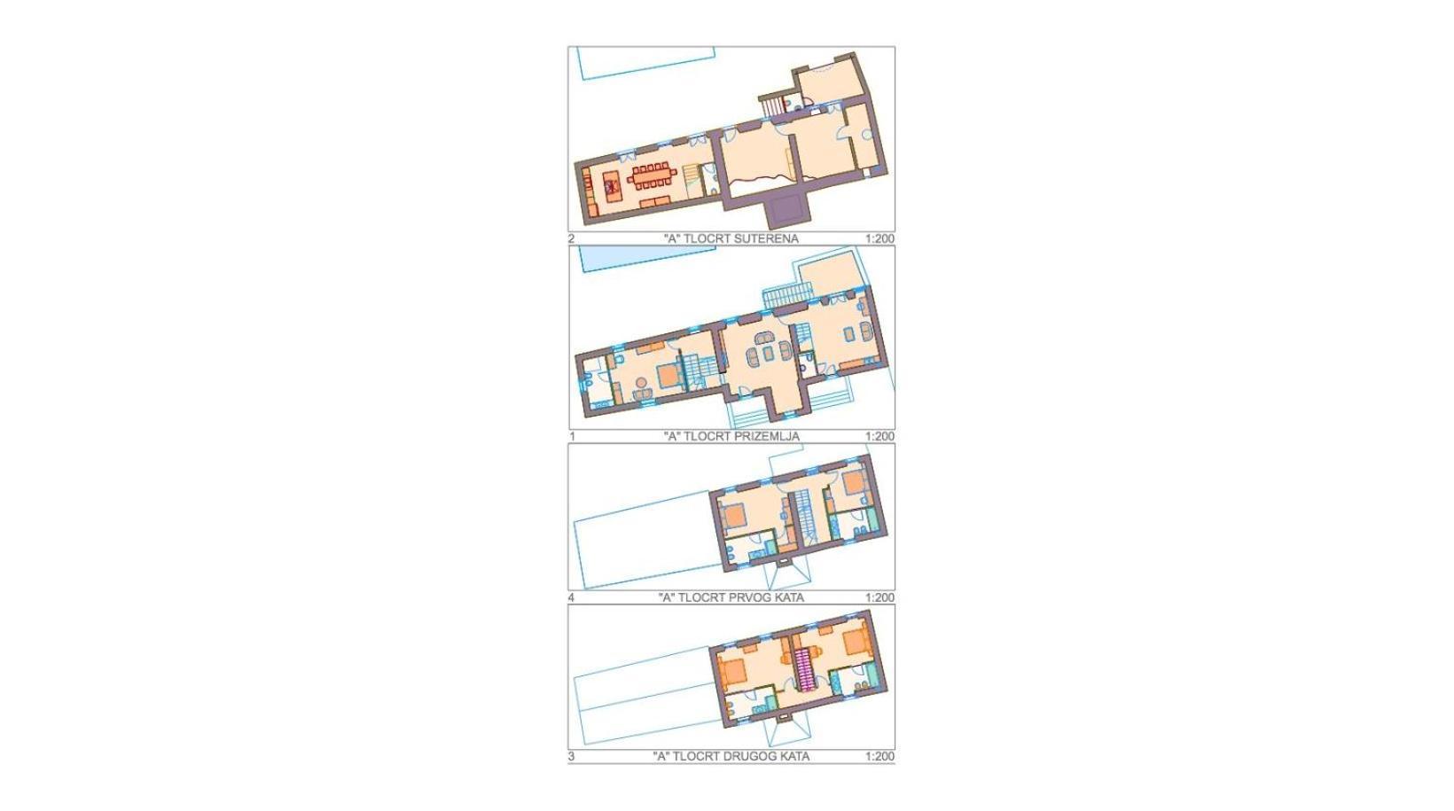 Villa Poropati, Groznjan, Istria - Luxury Countryside Estate For Up To 19 Persons - Large Pool Of 80M2 With Kids Section Exteriér fotografie